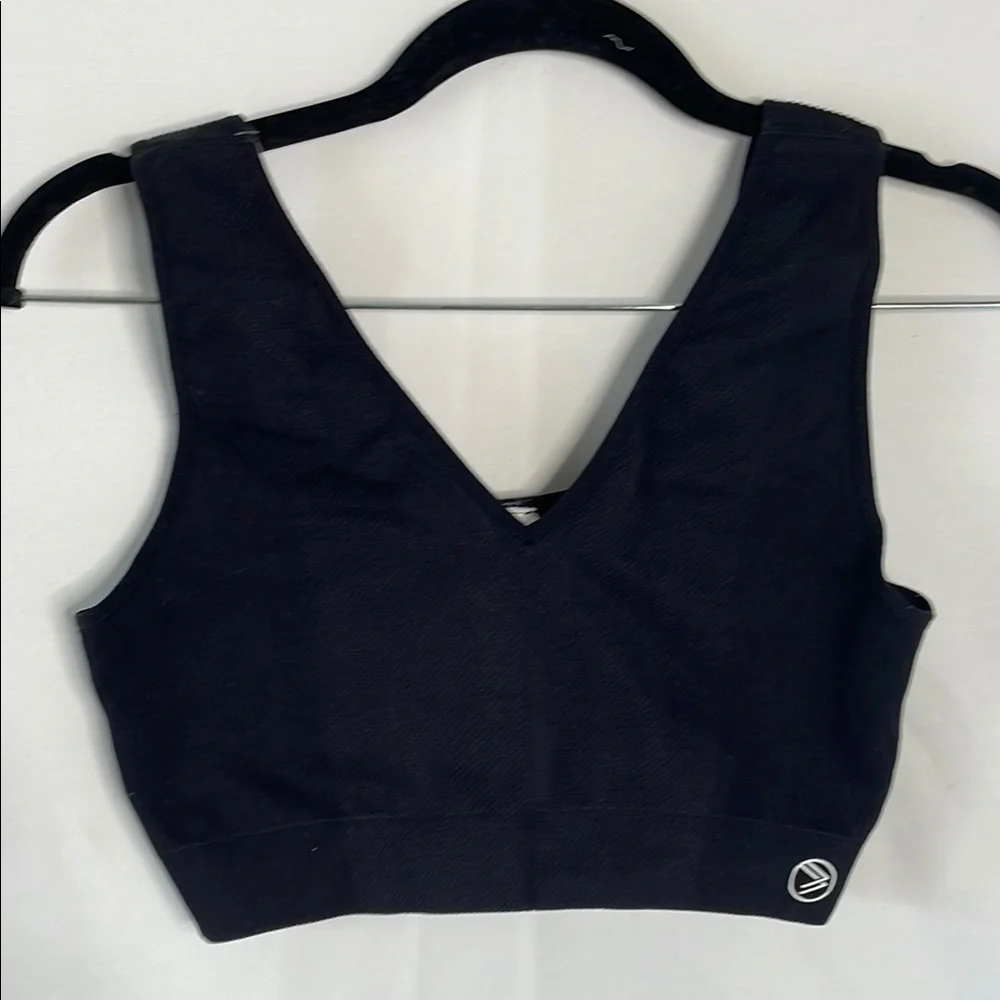 Black Sports Bra by Savvi size large